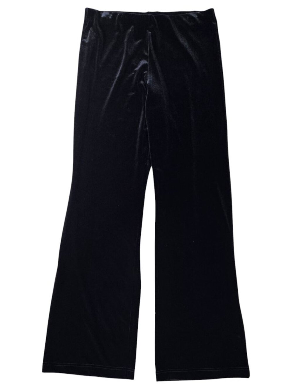 Cabi 431 Black Velour Wide Leg Pull On Pants Party Stretch Rare